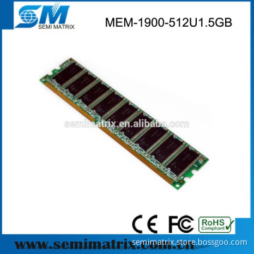 MEM-1900-512U1.5GB 512MB to 1.5GB DRAM Upgrade (1GB+512MB) for 1941 ISR